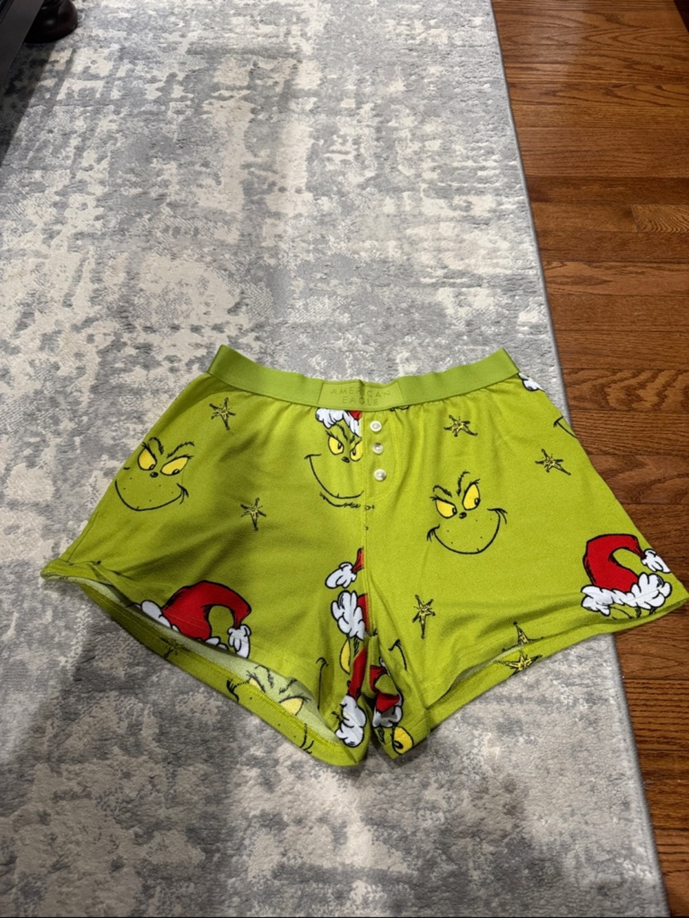 American Eagle Outfitters Grinch Sleep Shorts